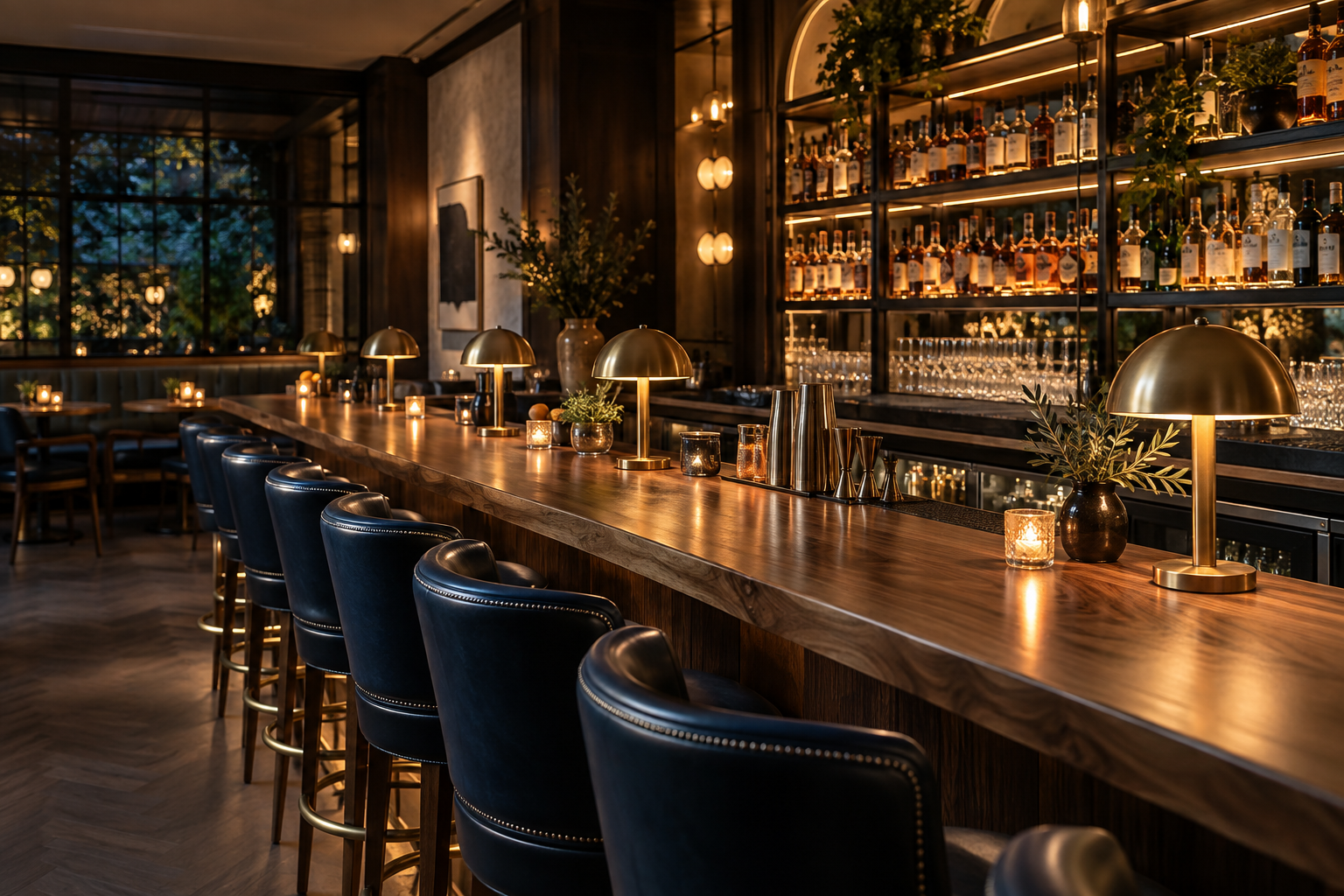 Illustrative bar interior, not this venue