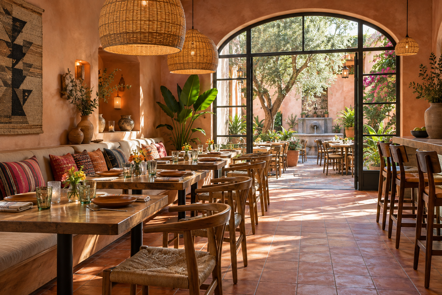 Illustrative restaurant interior, not this venue